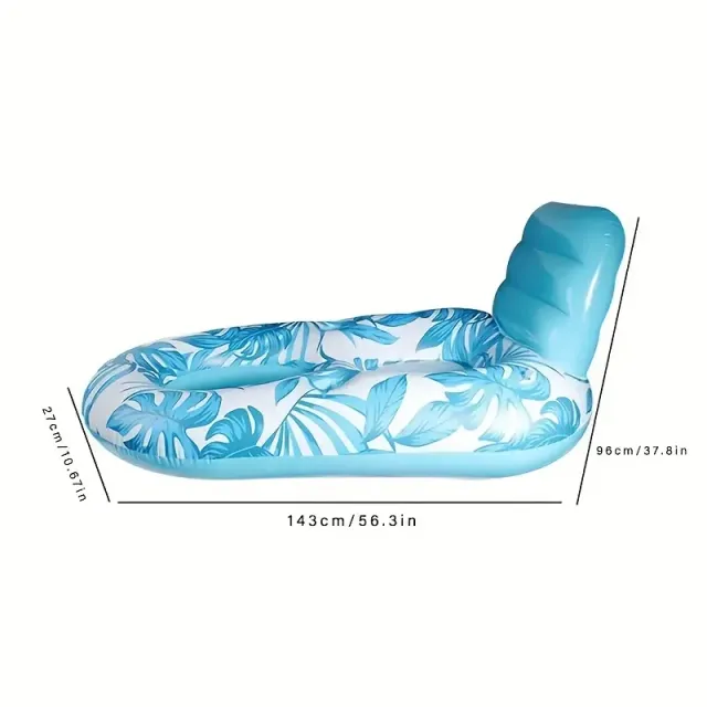 1pc Lounge to the pool Zero Gravity Inflatable Chair