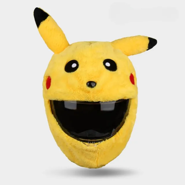 Bucket for helmet in the design of Pokemon Pikachu