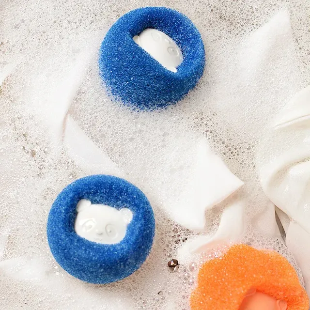 6 pieces of laundry balls to remove hair and hair from clothing