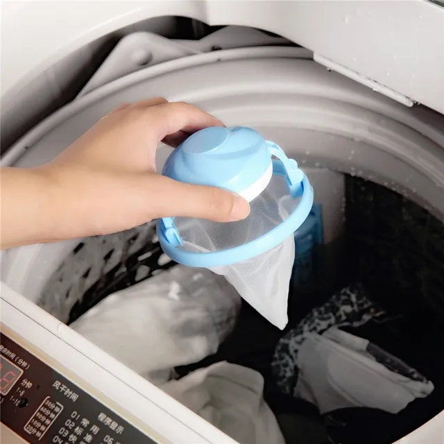 Washing machine lint and hair trap