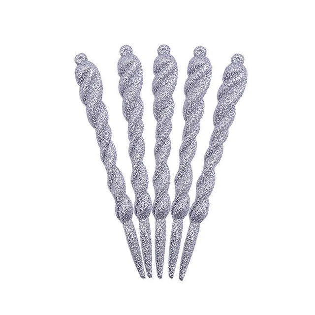 Christmas Decoration icicles 10 pcs