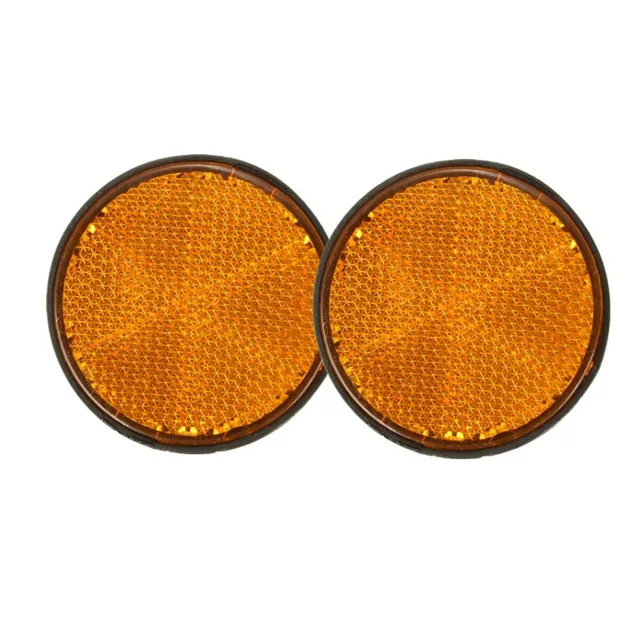 Screw-on motorcycle reflector 2 pcs