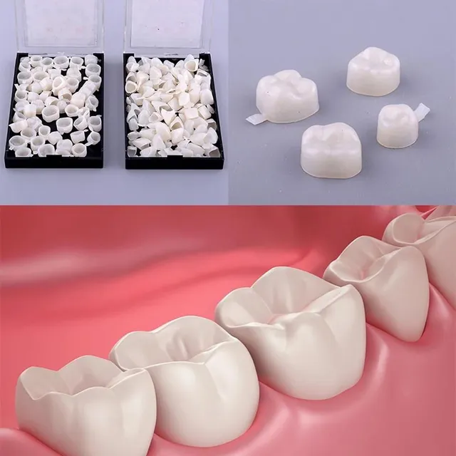 Temporary dental crowns - 50 pcs