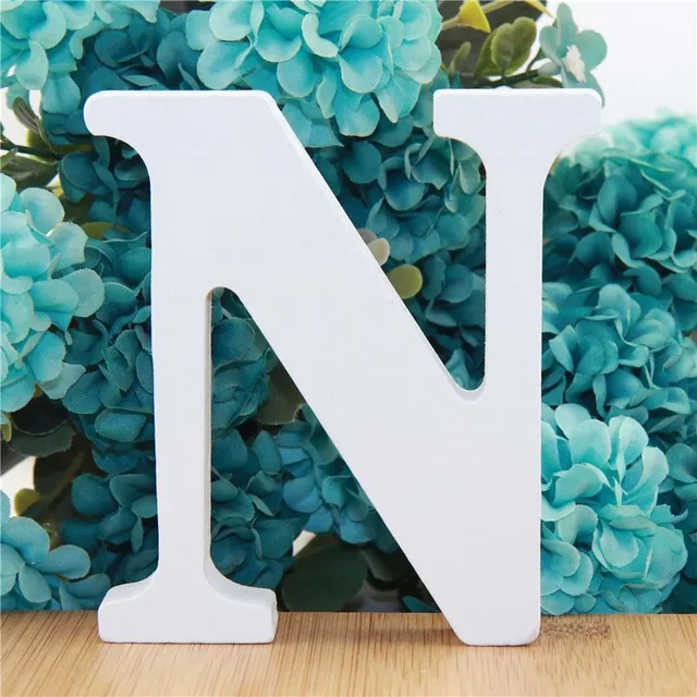 Stylish wooden letter suitable as a decoration or for making - the whole alphabet Eustachy