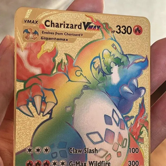 Collector card pokemon - metal version