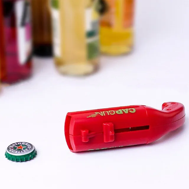 Stylish drink opener with gun - more colours