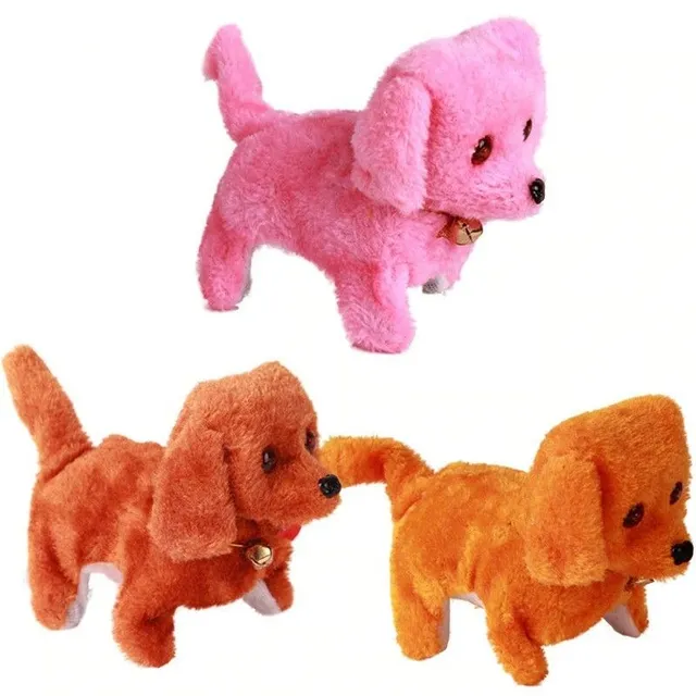 Chien en peluche marcheur