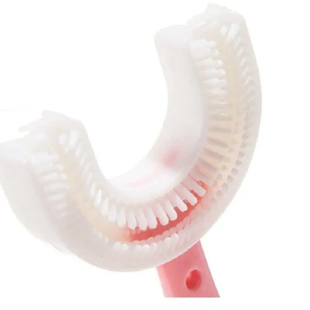Szczoteczka do zębów dla dzieci w kształcie litery U - 2-6 lat