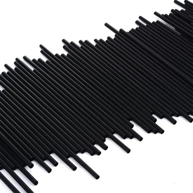 Mini plastic straw 100 pcs