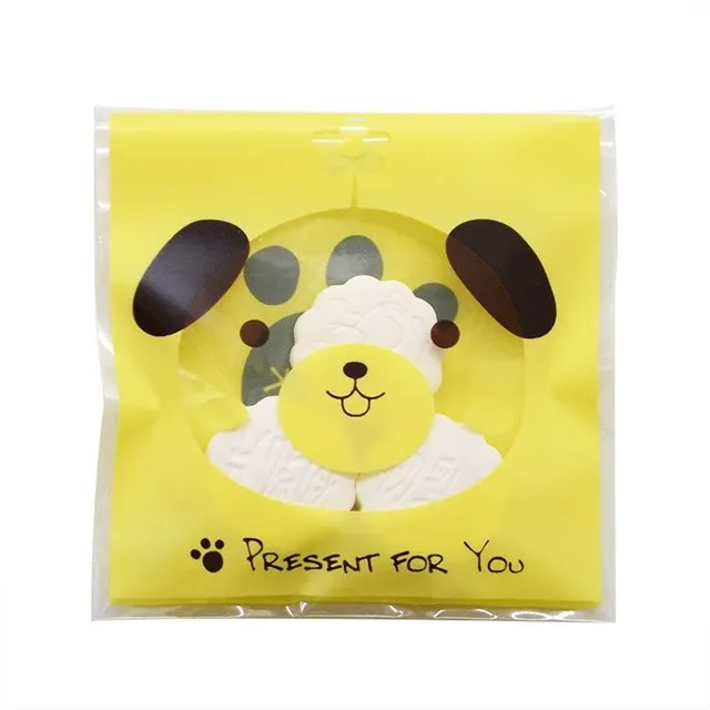 Gift bag for sweets with animal 50 pcs