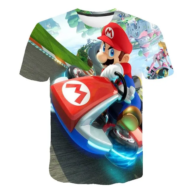 Tricou pentru copii cu design trendy cu Super Mario