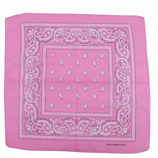 Luxury Hip-Hop Bandana Scarf unisex pink