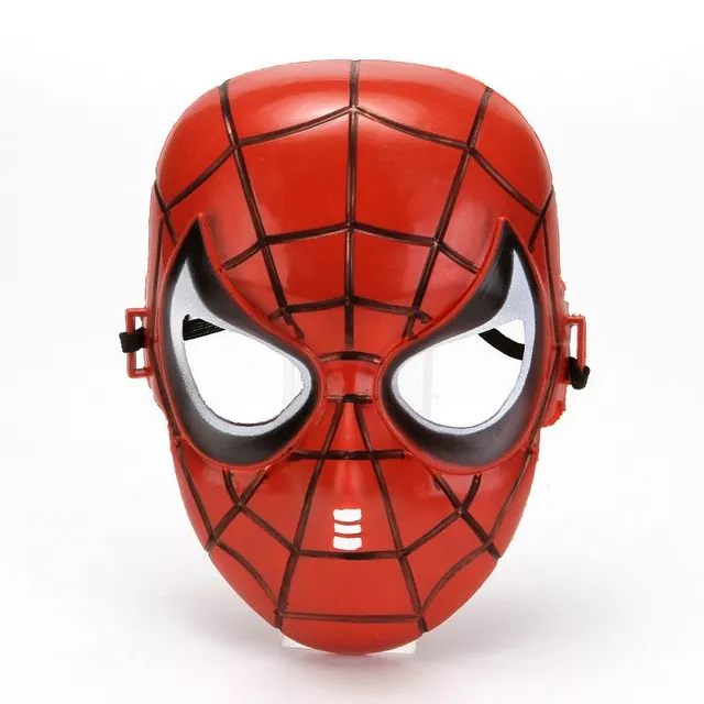 Children's fancy dress mask in the shape of Spiderman