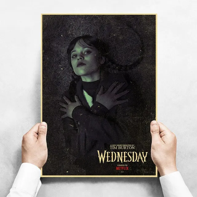 Trendy plakát s motivy seriálu Wednesday