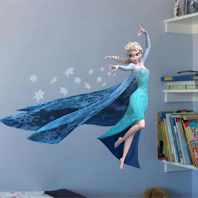 Wall sticker Elsa Anna | Ice Kingdom