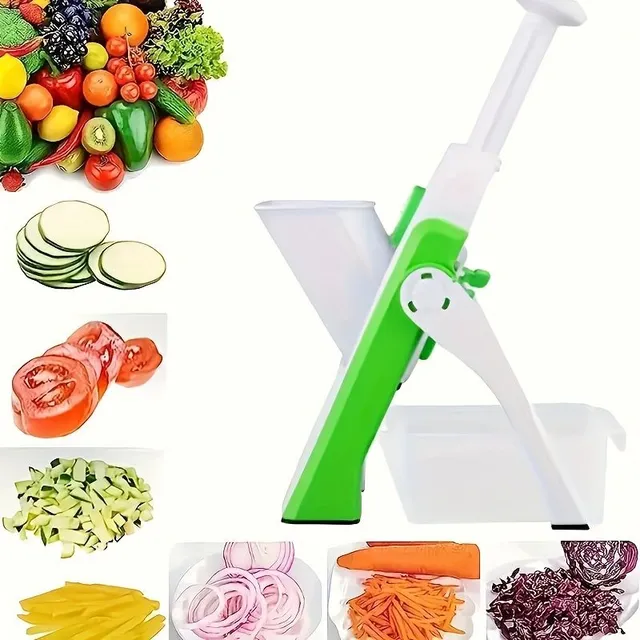 Multifunctional grater and cheese, fruit and vegetables slicer - Hand grater for potatoes and others, Table drum grater - Practical kitchen utensils