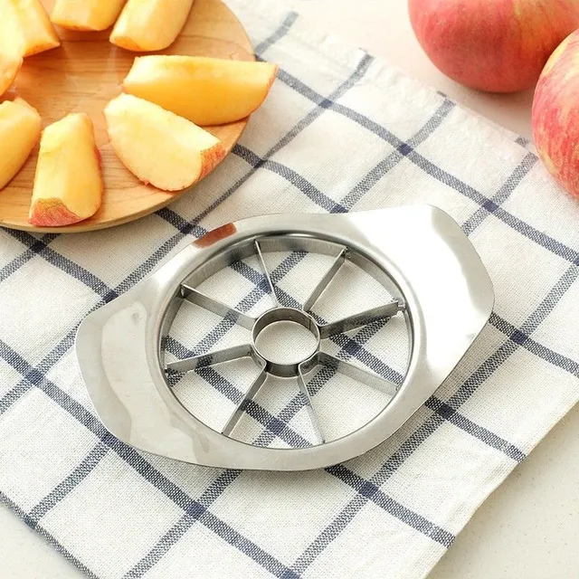 Stainless steel apple cutter