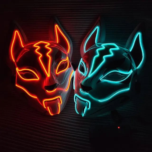 Glowing light mask