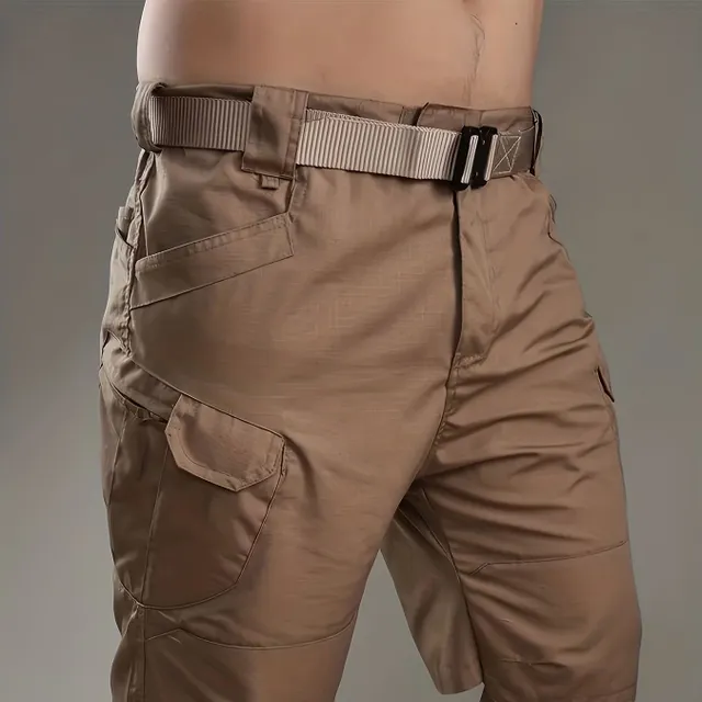 Male summer cargo shorts - fast-drying, tactical, with pockets, ideal for training