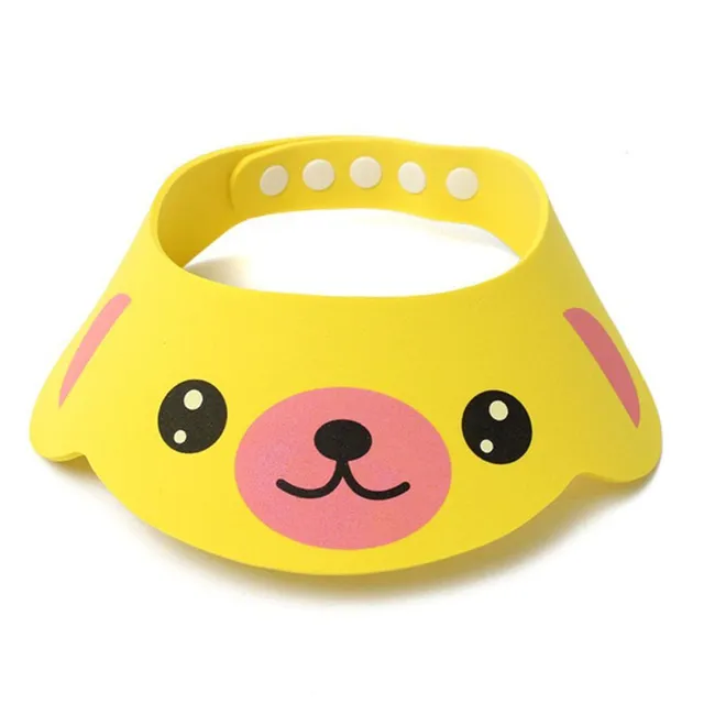 Children's bathing cap with animal motifs