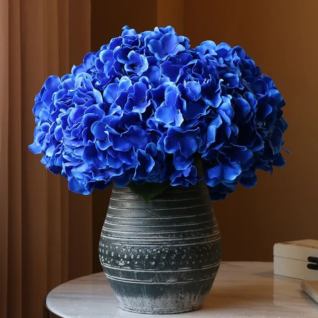 Luxurious large monochrome decorative artificial flower - hydrangea