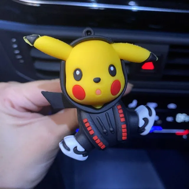 Aranyos illatos dekoratív Pikachu autóhoz