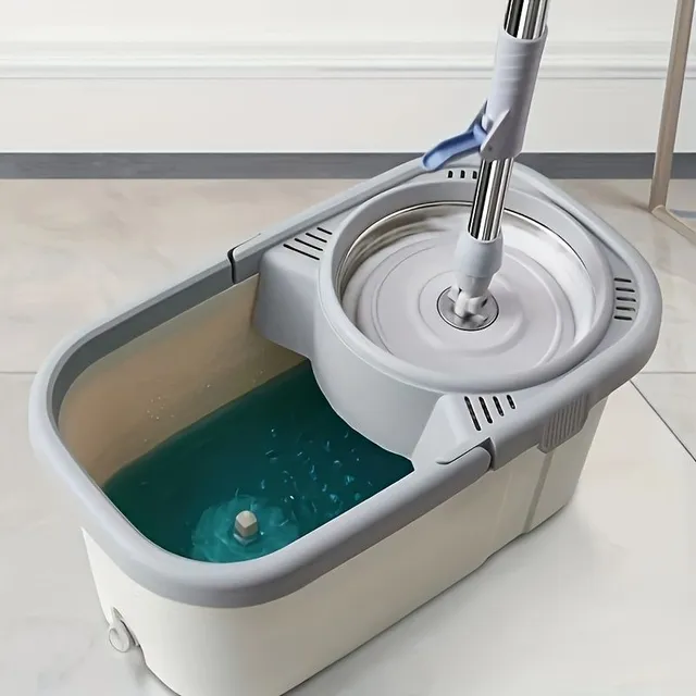 Rotačný univerzálny mop bez umývania ruk, domáce cookie, mop pre lenivcov, teplo na mop, vnútorné čistenie, prenosný mop