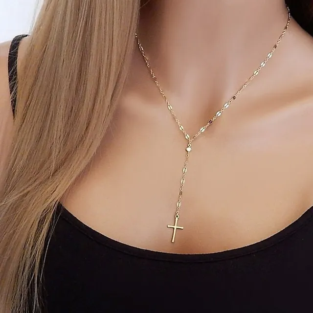 Dámsky minimalistický náhrdelník - Ruženec