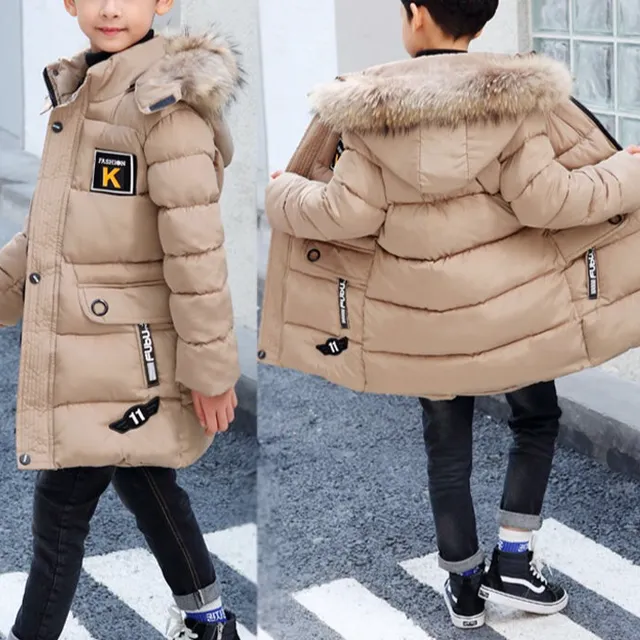 Chaqueta de invierno para niño con capucha Porteur