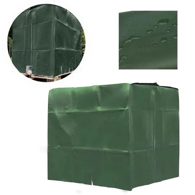 Outdoor cover for 1000L IBC tank - waterproof, dustproof and heat insulated cover for rain drums 260 / 260