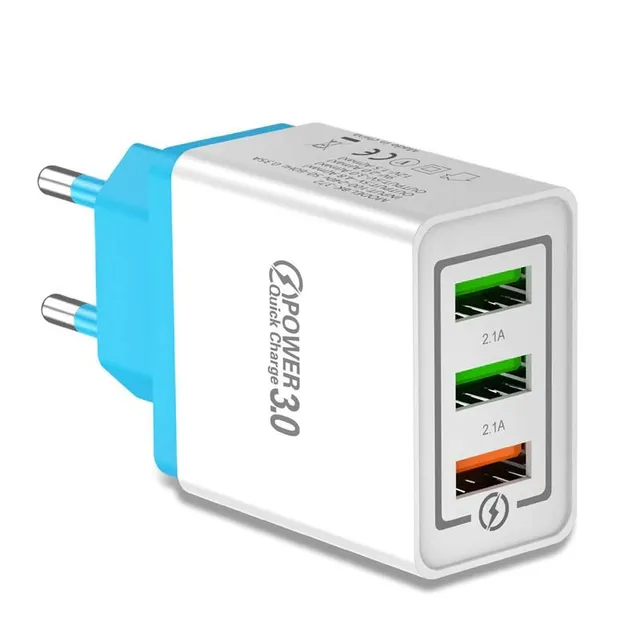 3port network charging adapter Quick Charge