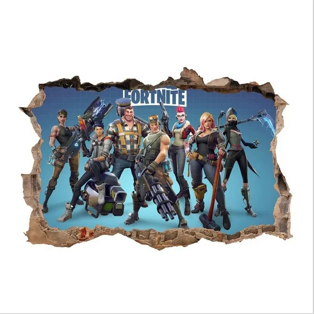 Stylish stickers with themes of the popular game Fortnite K 46-69cm