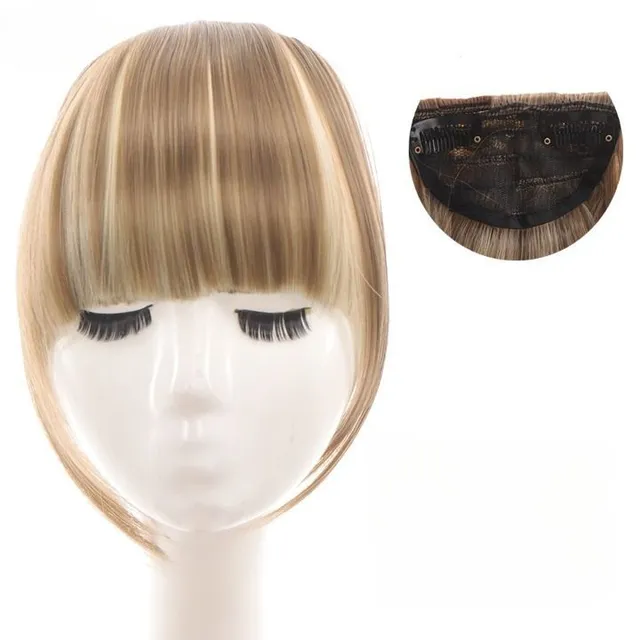 Hairpiece synthetic hair of different colours - bangs