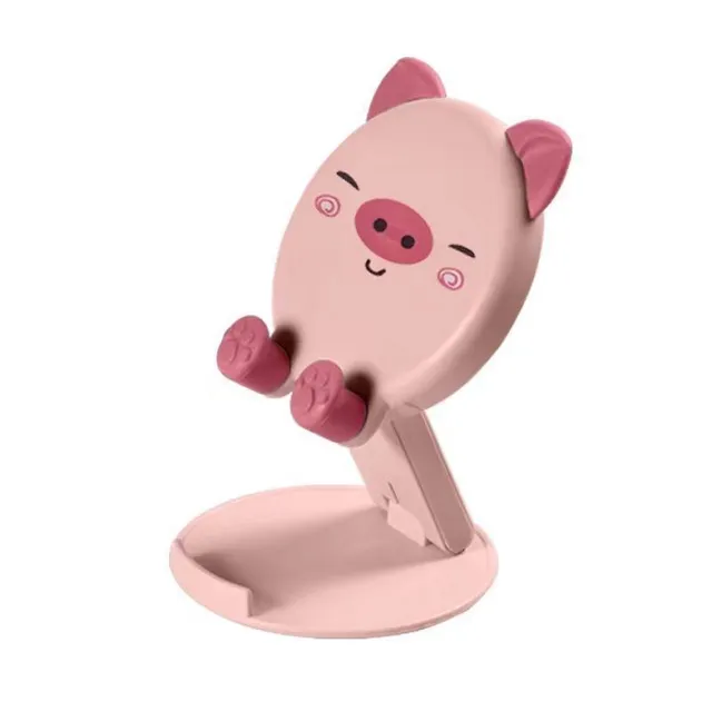 Cute foldable stand with Animal motif for mobile phone