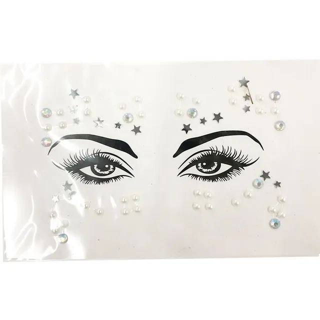 Sexy self-adhesive face rhinestones