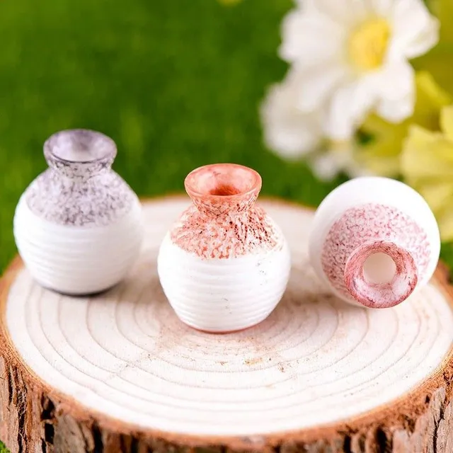 Decorative miniature vase 3 pcs