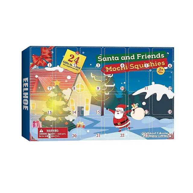 Calendar advent pentru copii cu figurine