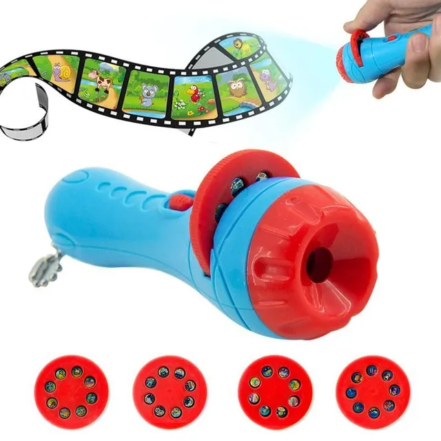 Children's manual photo projector