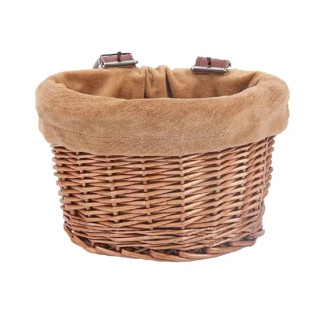 Baby bike basket with lining