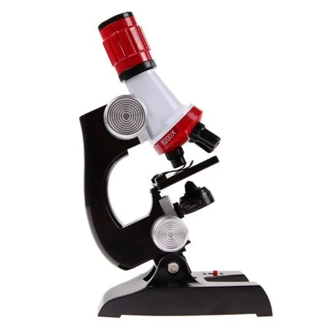 Children's microscope with equipment