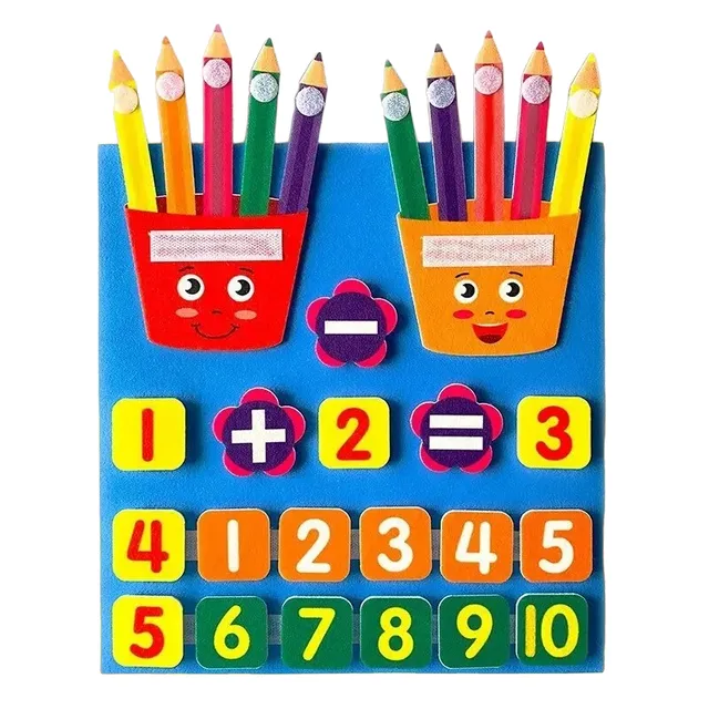 Children's Mathematical aid for Velcro