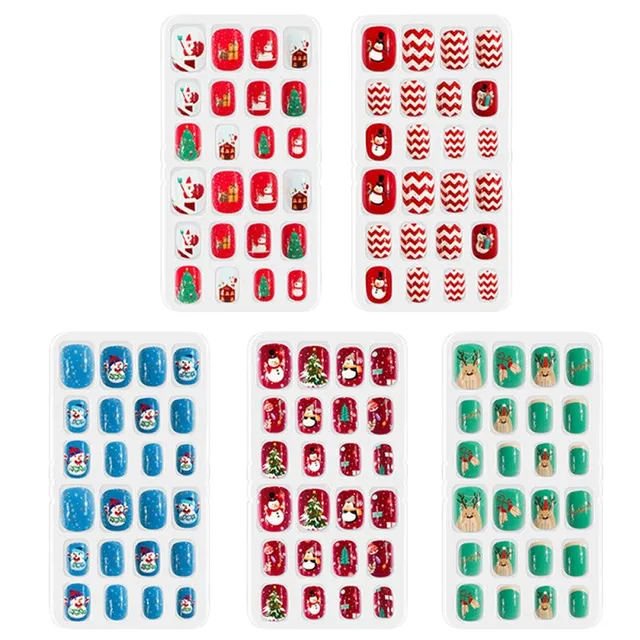 Children's Nail Sticking Christmas 120 pcs