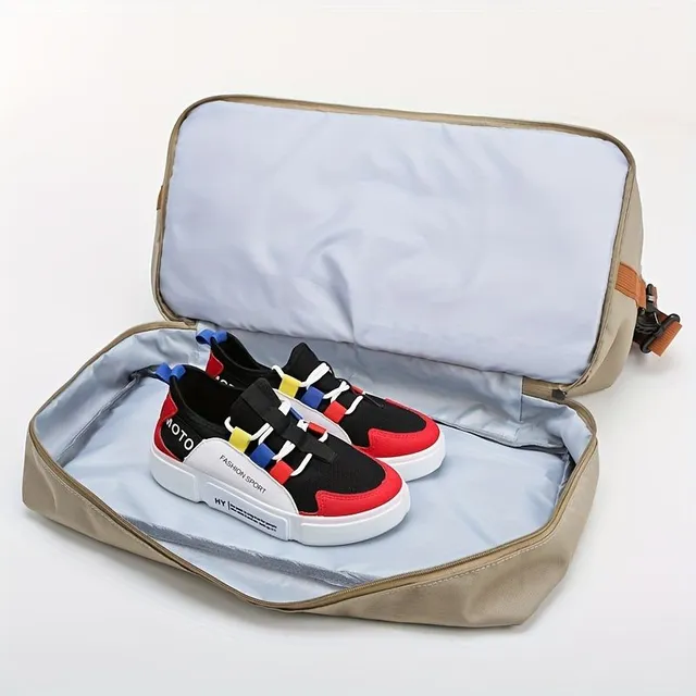 Travel bag with large capacity, separation for wet and dry linen