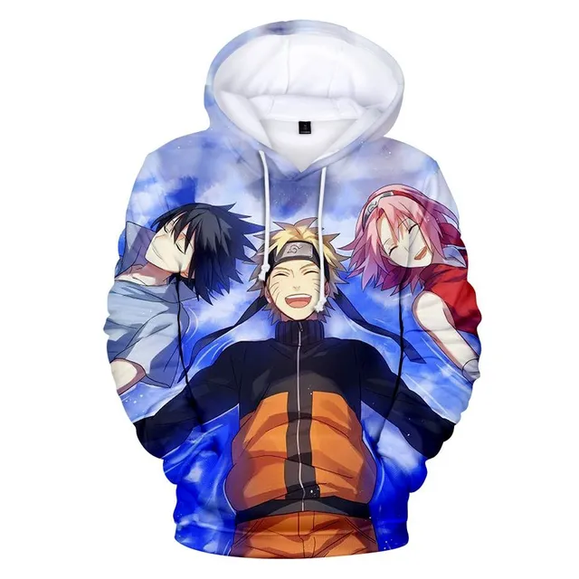 Bluza 3D dla mężczyzn i kobiet z motywem Naruto
