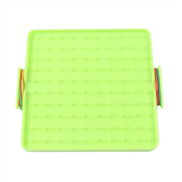 Reversible geoboard with rubber bands for children's development Monny