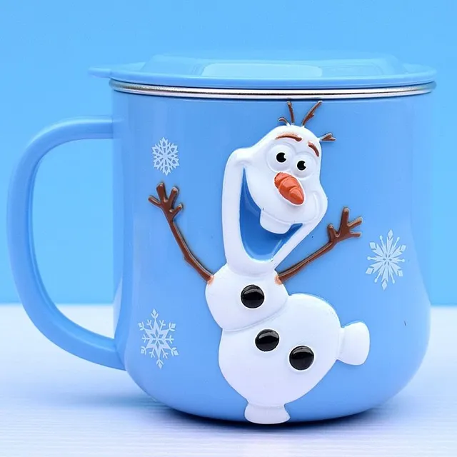 Beautiful children's mug with fairy tale motifs Olaf