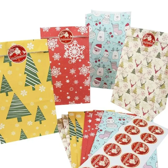 Christmas gift bags 12 pcs