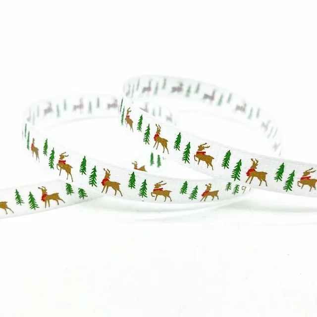 Christmas ribbon with print