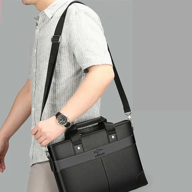 Quality men's briefcase in elegant design