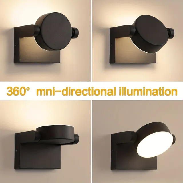 Led Outdoor Wall Light 360° Nastaviteľná rotačná - Temu Česká republika